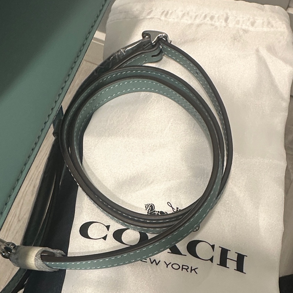 Coach GLV Juno Aquamarine Crossbody/Shoulder/Top Handle Bag - Picture 9 of 14